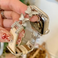 「V726」apple watchバンド かわいい 蝶々 42mm/46mm アップルウォッチ バンド 女性 おすすめ