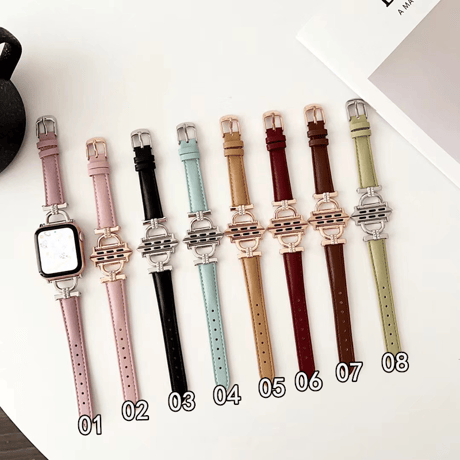 「V534」レディース アップル ウォッチ バンド 可愛い apple watch レザー バンド 細い
