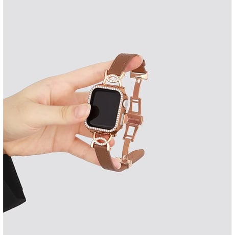 「V663」アップル ウォッチ バンド 細め d バックル apple watchバンド レディース おしゃれ