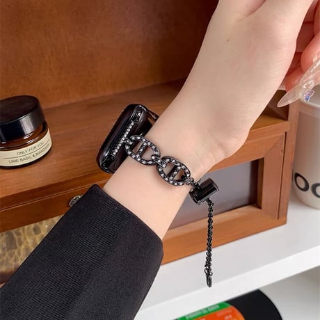 「V592」キラキラ アップル ウォッチ バンド+カバー 2点セット  apple watch バンド レディース 可愛い