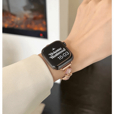 「V718」四葉のクローバー apple watchバンド 女性 アップル ウォッチ バンド ブレスレット