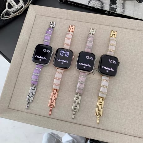 「V740」apple watch バンド レディース 42mm/44mm/46mm アップルウォッチバンド 可愛い ブレスレット