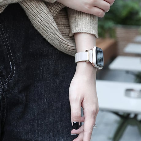 「V188」アップル ウォッチ バンド マグネット 38/40/45/49mm レザーベルト apple watch バンド 磁石 男女兼用 おしゃれ