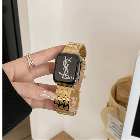 「V467」apple watch ステンレス バンド 千鳥柄 アップル ウォッチ バンド おしゃれ 女性/男性