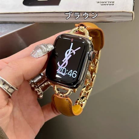「V546」アップル ウォッチ バンド レザー 女性 apple watch ultra バンド おしゃれ ブレスレット