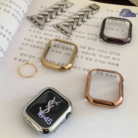 「V607」apple watch カバー おすすめ アップル ウォッチ フレーム スマート ウォッチ カバー