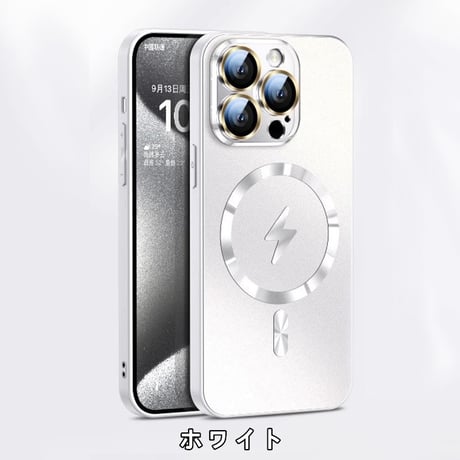 「V585」magsafe 充電 ケース iphone16pro おしゃれ iphone15/15 ケース カメラ保護フィルム付き