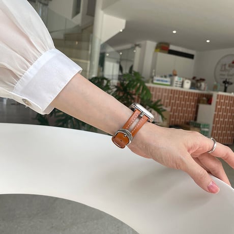 「V081」apple watch 革バンド 蒸れ ない アップルウォッチ6/7/8/新型Ultra バンド 夏 ビジネス