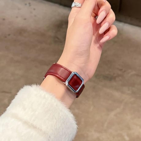 「V731」アップル ウォッチ バンド マグネット 42mm/46mm apple watch レザーバンド 女性