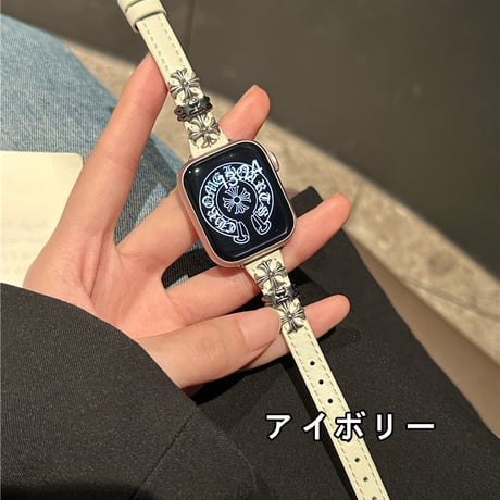 「V598」アップル ウォッチ バンド 女性 おしゃれ apple watch 革 バンド 高級