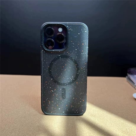 「V492」magsafe対応ケース iphone15 おしゃれ iphoneケース マット 指紋防止