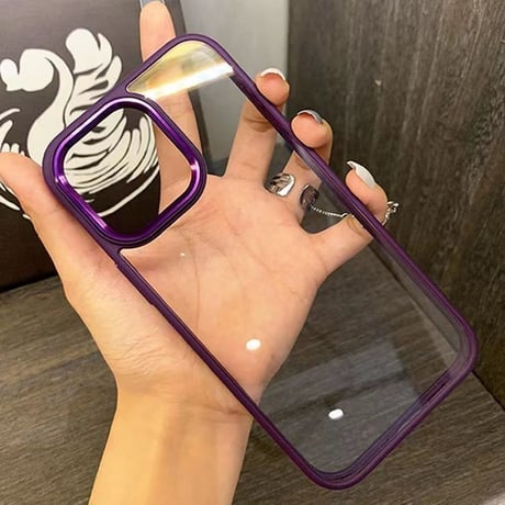 「V120」iphone15pro ケース クリア iphone14promax/13/12 ハードケース 耐衝撃