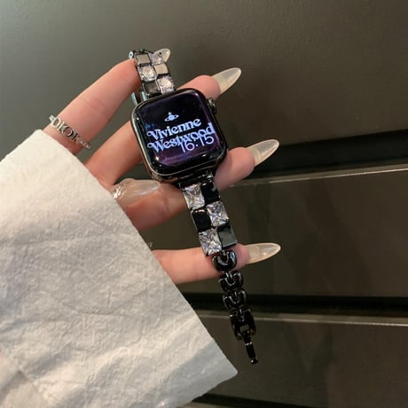「V658」レディース アップル ウォッチ バンド ジルコン apple watchバンド 可愛い