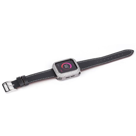 「V330」キラキラ アップルウォッチカバー＋バンド 2点セット  apple watch レザーバンド 高級 おしゃれ