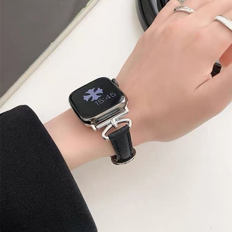 「V708」アップル ウォッチ レザー バンド 女性 apple watch バンド 細い