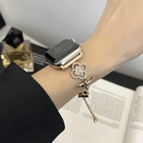 「V684」アップル ウォッチ バンド 女性 キラキラ apple watch Series 10 バンド かわいい