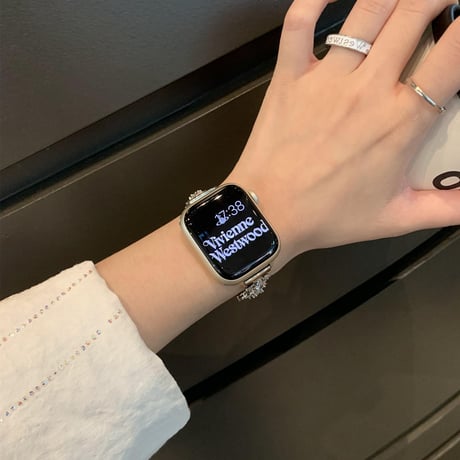 「V668」アップルウォッチバンド キラキラ 女性 apple watch バンド かわいい