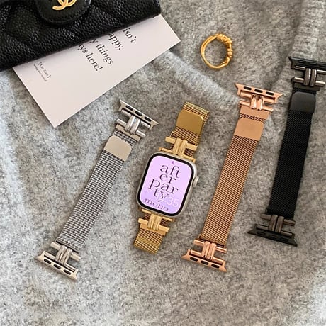 「V417」アップル ウォッチ バンド 人気 apple watch バンド 蒸れ ない ステンレス バンド
