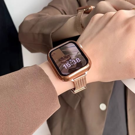 「V633」アップル ウォッチ バンド 女性 おしゃれ apple watchバンド 細め