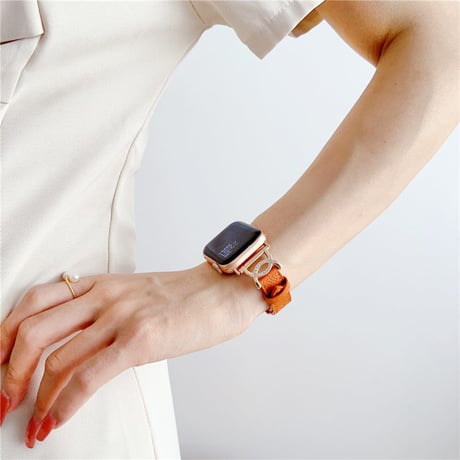 「V515」apple watch レザー バンド 女性 アップル ウォッチ バンド かわいい