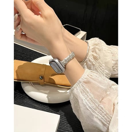 「V698」apple watch バングル 可愛い アップル ウォッチ バンド 人気 女性
