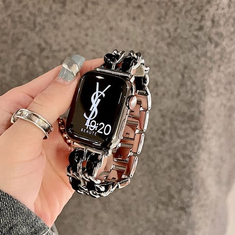 「V431」アップル ウォッチ バンド 人気 apple watch チェーンバンド おしゃれ
