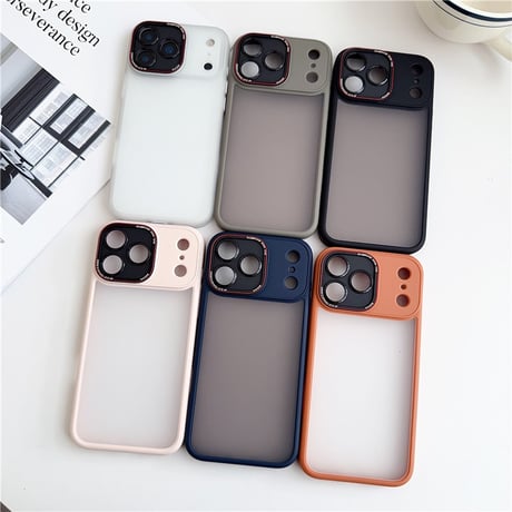 「V272」半透明 iphone17/17air/16/16proケース マット感 iphone15/14ケース 指紋防止 耐衝撃