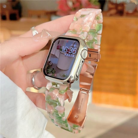 「V362」オーロラ applewatch バンド おしゃれ アップル ウォッチ バンド 女性 人気