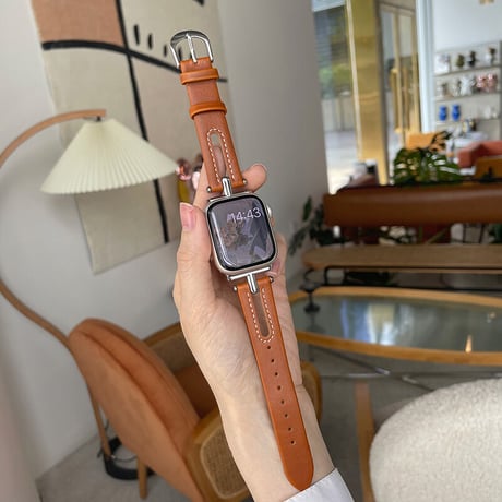 「V081」apple watch 革バンド 蒸れ ない アップルウォッチ6/7/8/新型Ultra バンド 夏 ビジネス