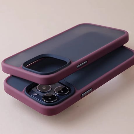 「V486」iphone15pro/15promax ケース マット 半透明 iphoneケース 耐 衝撃 おしゃれ