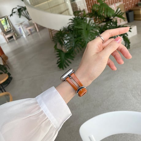 「V081」apple watch 革バンド 蒸れ ない アップルウォッチ6/7/8/新型Ultra バンド 夏 ビジネス