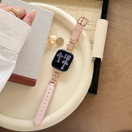 「V736」apple watch バンド かわいい 女性 アップルウォッチse/s10/11 交換ベルト おすすめ