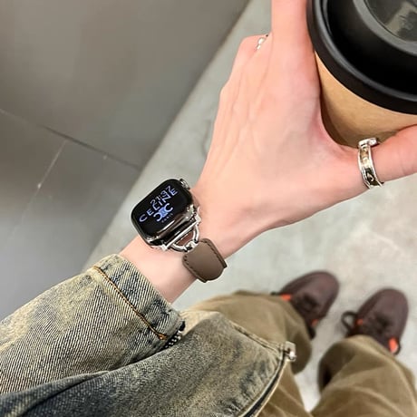 「V546」アップル ウォッチ バンド レザー 女性 apple watch ultra バンド おしゃれ ブレスレット