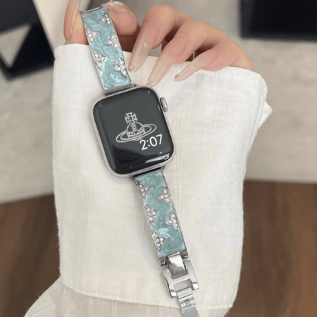 「V702」apple watch バングル 可愛い Series10 42/46mm アップル ウォッチ バンド 人気 女性