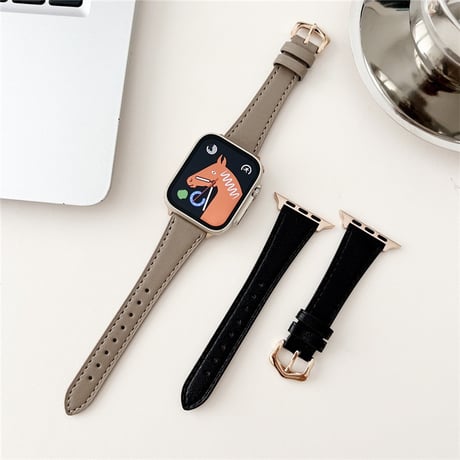 「V688」アップル ウォッチ バンド レザー apple watch バンド 細め 女性