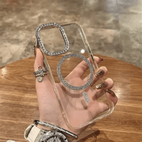 「V707」magsafeケース iphone16/16pro ケース 透明 可愛い スマホケース 韓国風