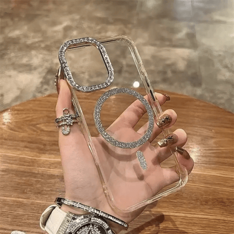 「V707」magsafeケース iphone16/16pro ケース 透明 可愛い スマホケース 韓国風