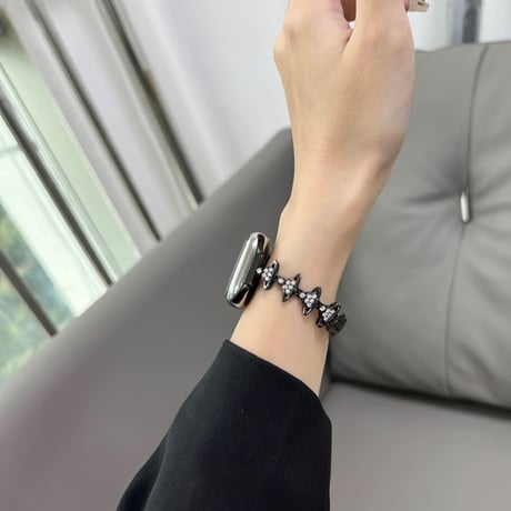 「V605」アップル ウォッチ バンド 女性 キラキラ apple watch バンド かわいい ブレスレット