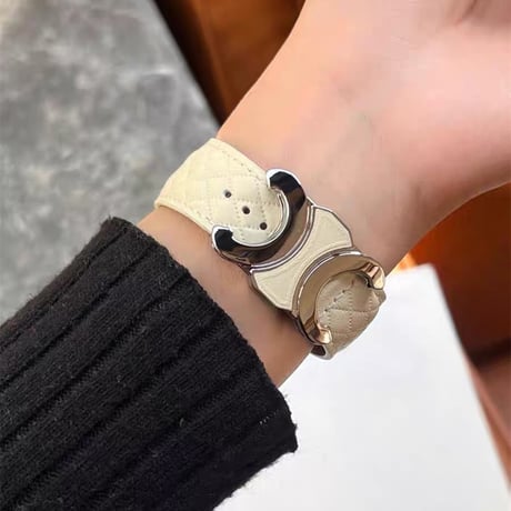 「V710」アップル ウォッチ バンド キルティング apple watch 革 バンド 高級