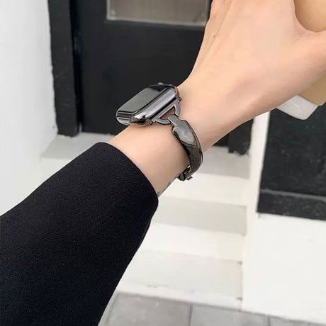 「V421」アップル ウォッチ バンド おしゃれ 女性 apple watch ステンレスバンド ブレスレット