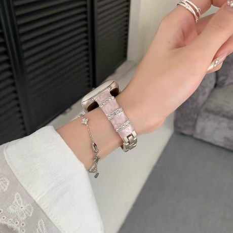 「V740」apple watch バンド レディース 42mm/44mm/46mm アップルウォッチバンド 可愛い ブレスレット