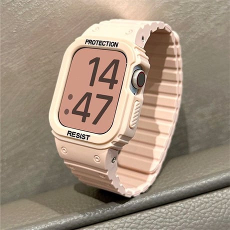 「V441」アップル ウォッチ ケース バンド 一 体型 apple watch スポーツ バンド おしゃれ