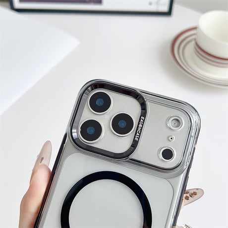 「V729」magsafe 透明 ケース iphone17series/16pro/15pro 黄 ば ま ない クリア ケース