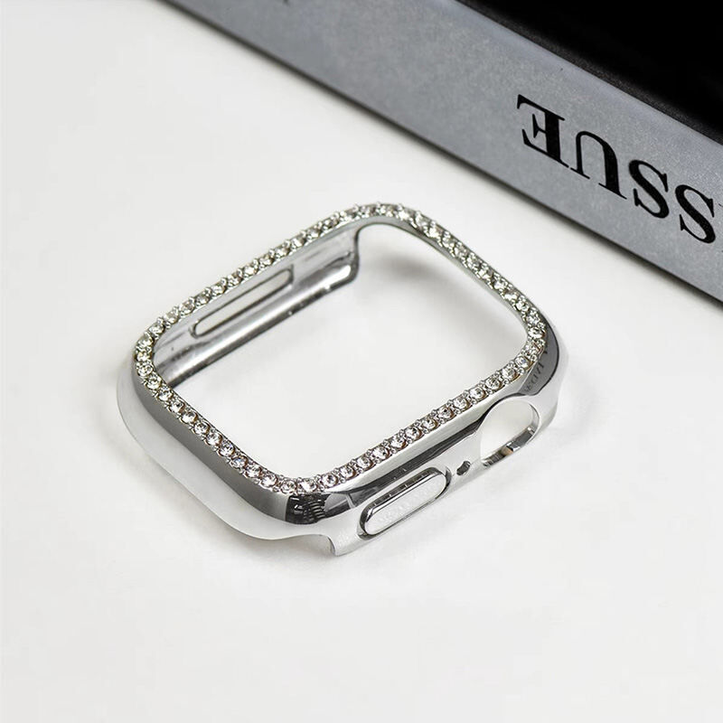 V388」アップル ウォッチ フレーム キラキラ スマート ウォッチ カバー