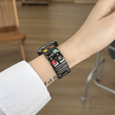 「V597」アップル ウォッチ バンド 女性 おしゃれ apple watch ステンレス バンド 可愛い