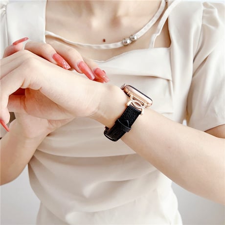 「V515」apple watch レザー バンド 女性 アップル ウォッチ バンド かわいい