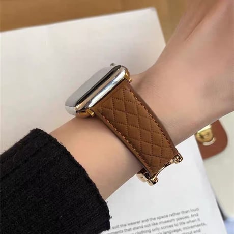 「V710」アップル ウォッチ バンド キルティング apple watch 革 バンド 高級