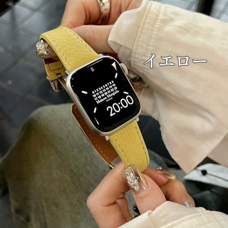 「V661」アップルウォッチバンド マグネット apple watch バンド レザー 女性
