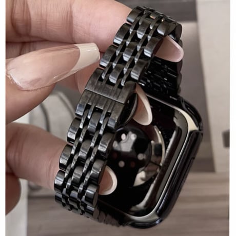 「V730」アップル ウォッチ ステンレス バンド apple watchバンド 女性 細め アップルウォッチカバー付き