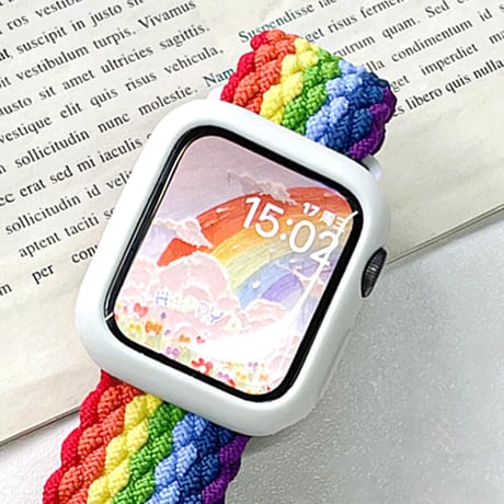 「V326」apple watch シリコン カバー 耐衝撃 スマート ウォッチ カバー おしゃれ 装着簡単